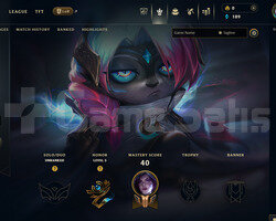 EUNE Unranked | 5 Kostüm - 27 Hero | LoL Hesap