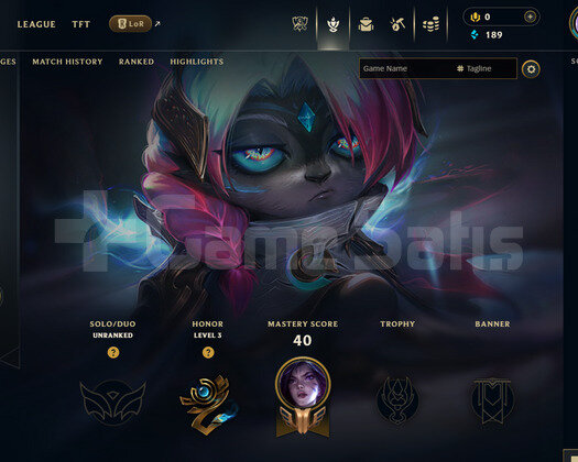 EUNE Unranked | 5 Kostüm - 27 Hero | LoL Hesap