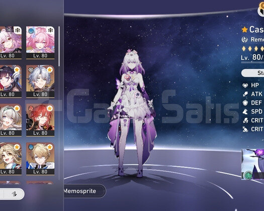 e2 Castorice + Cyrene Skin DOPDOLU KELEPIR Hesap