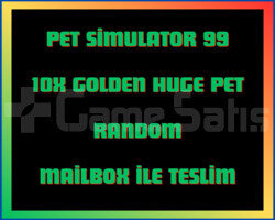 Pet Simulator 99 10x Golden Huge Pet Random