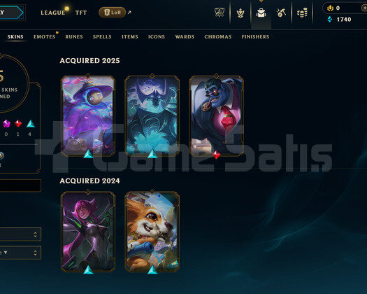 EUW Unranked | 5 Kostüm - 36 Hero | LoL Hesap