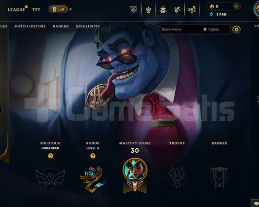 EUW Unranked | 5 Kostüm - 36 Hero | LoL Hesap