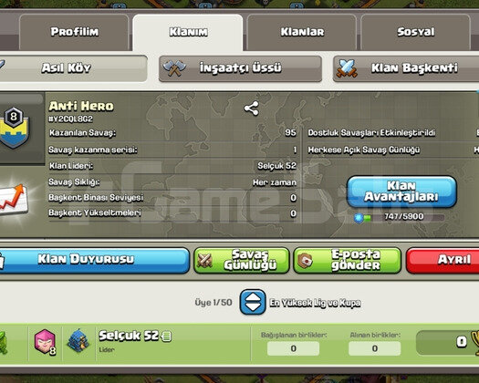 8 Seviye Klan