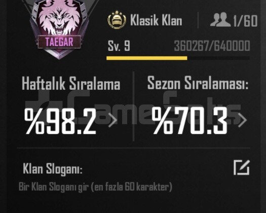 9.5 SV İSİM AKTİF KLAN SERİ TESLİMAT NOKTASI
