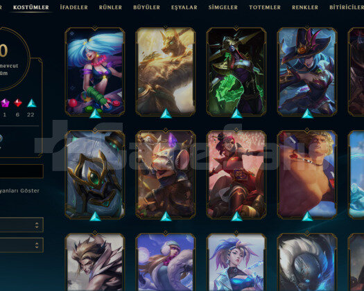 TR | 160 LVL | 50 SKIN 118 HERO