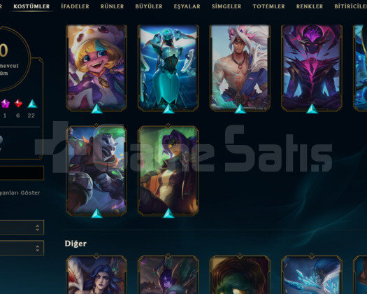 TR | 160 LVL | 50 SKIN 118 HERO