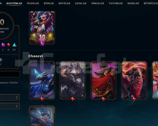 TR | 160 LVL | 50 SKIN 118 HERO