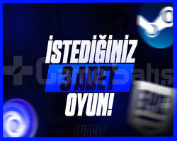 İstediğiniz 3 Oyun + Garanti