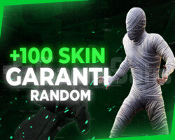 +100 SKİN GARANTİ PUBGM RANDOM