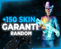 +150 SKİN GARANTİ PUBGM RANDOM