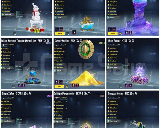 77 KOLEKSİYON ULTRA MAX SİLAH HESABI