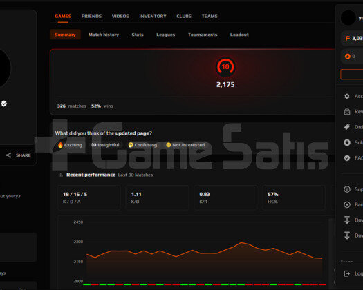 FACEIT 10 LVL NİCKNAME DEĞİŞTİRME HAKKI VAR
