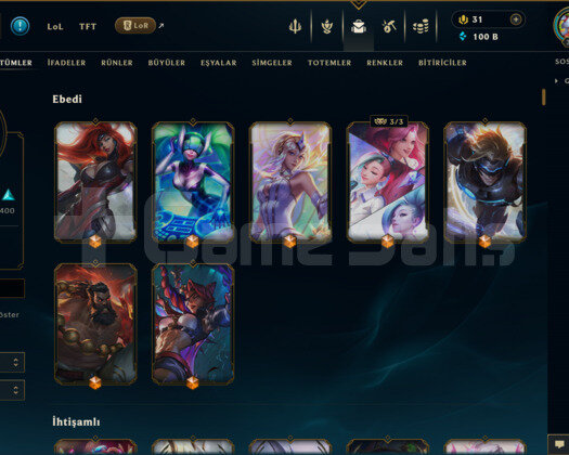 675 KOSTÜM 391 LVL 100+K ÖZ EFSANE DOLU MAİL HESAP