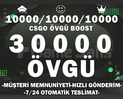 30.000 ÖVGÜ CS2 YEŞİL GÜVEN FAKTÖRÜ
