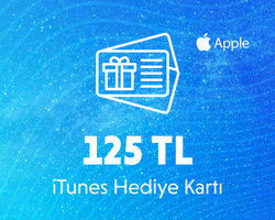 Apple Store iTunes 125 TL Hediye Kartı
