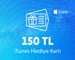 Apple Store iTunes 150 TL Hediye Kartı