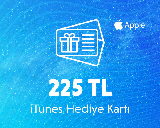 Apple Store iTunes 225 TL Hediye Kartı