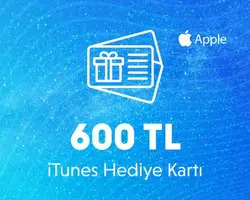 Apple Store iTunes 600 TL Hediye Kartı