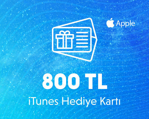 Apple Store iTunes 800 TL Hediye Kartı