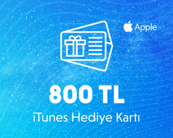 Apple Store iTunes 800 TL Hediye Kartı