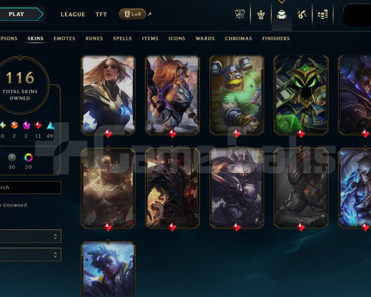 S10 Challenger EMOTS GM ICON 116 SKINS ACC