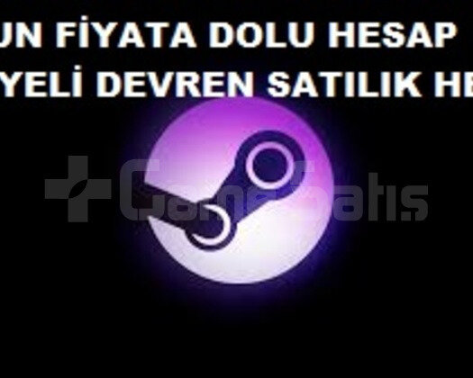 Steam TR Onaylı devren satılık hesap fiyat uygun