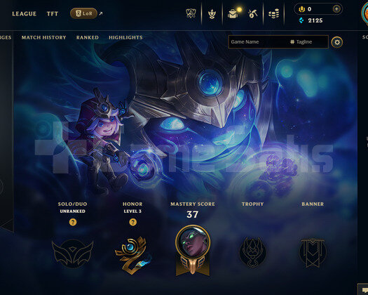 EUW Unranked | 5 Kostüm - 46 Hero | Dereceli Hazır