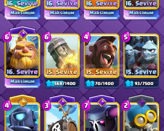 ACİL SATILIK CLASH ROYALE HESABI