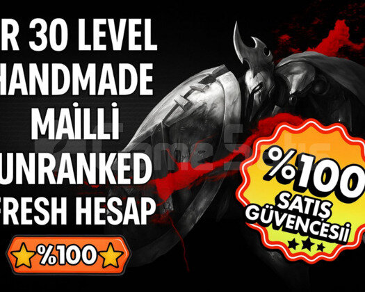 TR 30 LEVEL HANDMADE MAİLLİ FRESH HESAP!!!