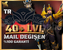 TR / 40 LVL + HANDMADE + MAİL DEĞİŞEN