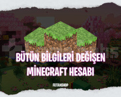 Tüm bilgileri değişen Minecraft hesabı