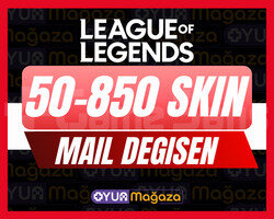 U VIP | 50-850 SKIN MAİL DEĞİŞEN RANDOM HESAP