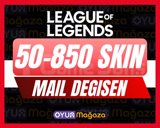 U VIP | 50-850 SKIN MAİL DEĞİŞEN RANDOM HESAP