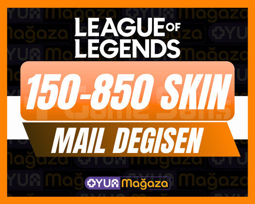 U VIP | 150-850 SKIN MAİL DEĞİŞEN RANDOM HESAP
