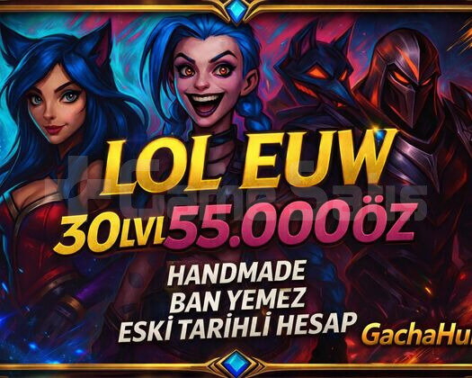 BAN YEMEZUNRANKED EUW 55K+ MÖ 30LVL+