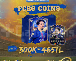 FC26 Coins - 300K/465TL TOTY GELDİ - İNDİRİM