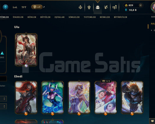 TR | 602 KOSTÜM 281 LVL GOLD EFSANE MAİL HESAP