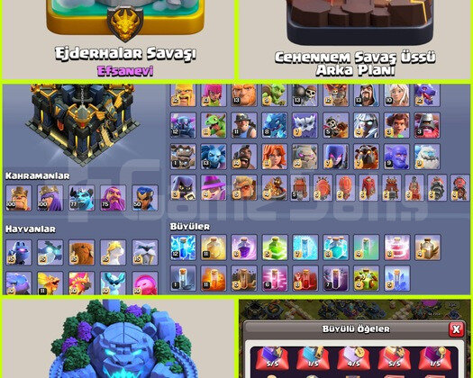 EŞSİZ EKİPMAN!! 17 KOSTÜM!! 3 ARKAPLAN!! TH17 MAX