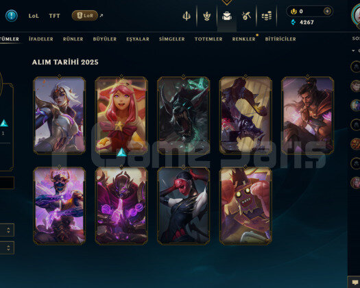 EUW 63 LEVEL HANDMADE MAİLLİ 9 SKİNLİ MAİLLİ!!!