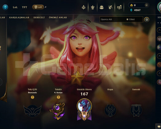 EUW 63 LEVEL HANDMADE MAİLLİ 9 SKİNLİ MAİLLİ!!!