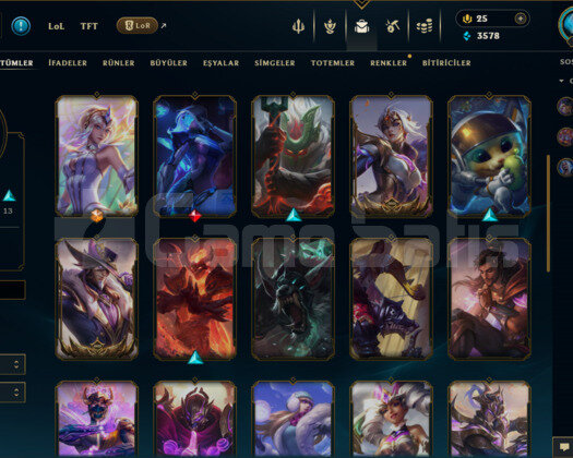 EUW 97 LEVEL HANDAME MAİLLİ 31 SKİNLİ FRESH HESAP!