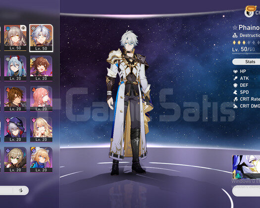TL 36 I Phainon + Lc + Rate up