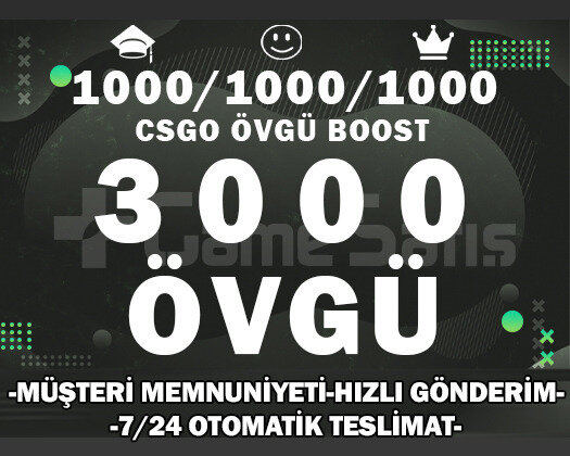 3.000+ ÖVGÜ CS2 YEŞİL GÜVEN FAKTÖRÜ