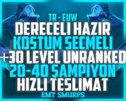 TR-EUW DERECELİ HAZIR! KOSTÜM SEÇMELİ UNRANKED