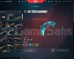 VCT 2025 KARAMBIT PLAT2 SMURFLÜK ACC!
