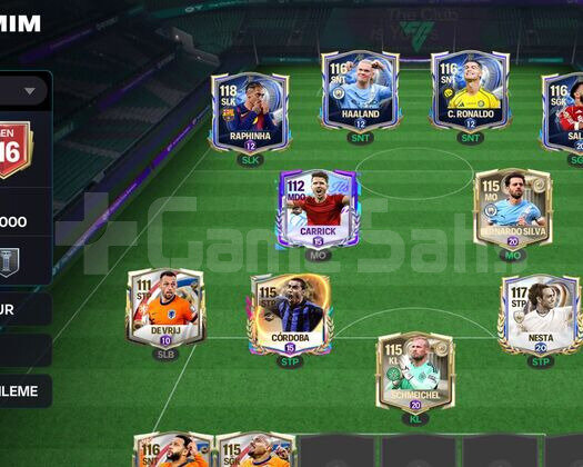 116 GEN 115 NESTA FC MOBİL HESAP