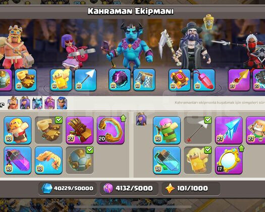 TH18 FULL EKİPMAN BOL KOSTÜMLÜ HESAP YOUTUB VİDEO