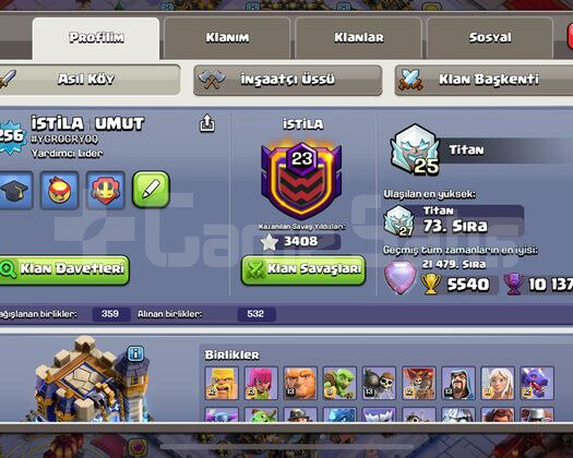 TH18 FULL EKİPMAN BOL KOSTÜMLÜ HESAP YOUTUB VİDEO