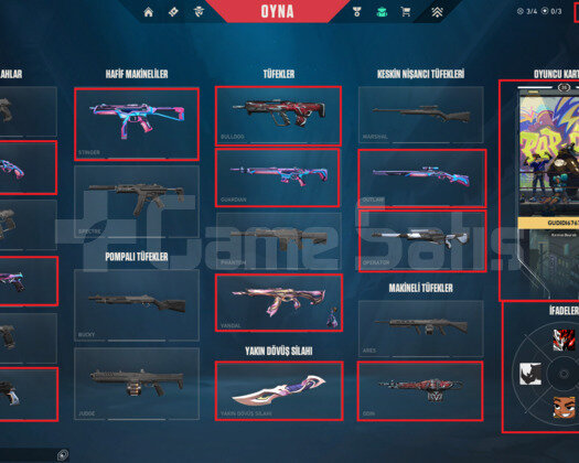 ONETAPTEN ORA SET +2.5K VP-BOL SKİN - MAİL DEĞİŞEN