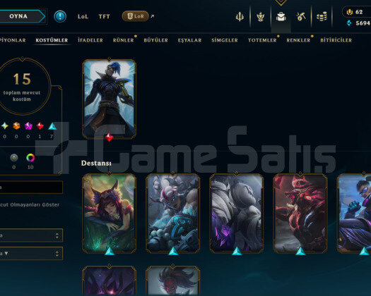 GEÇEN SEZON PLAT / ELLE KASILMIŞ / RANKED HAZIR